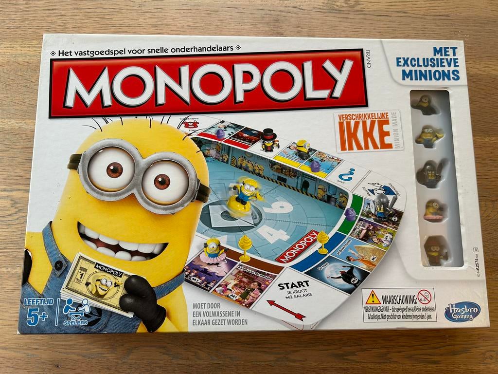 Monopoly - Verschrikkelijke Ikke editie, Ophalen of Verzenden, Zo goed als nieuw