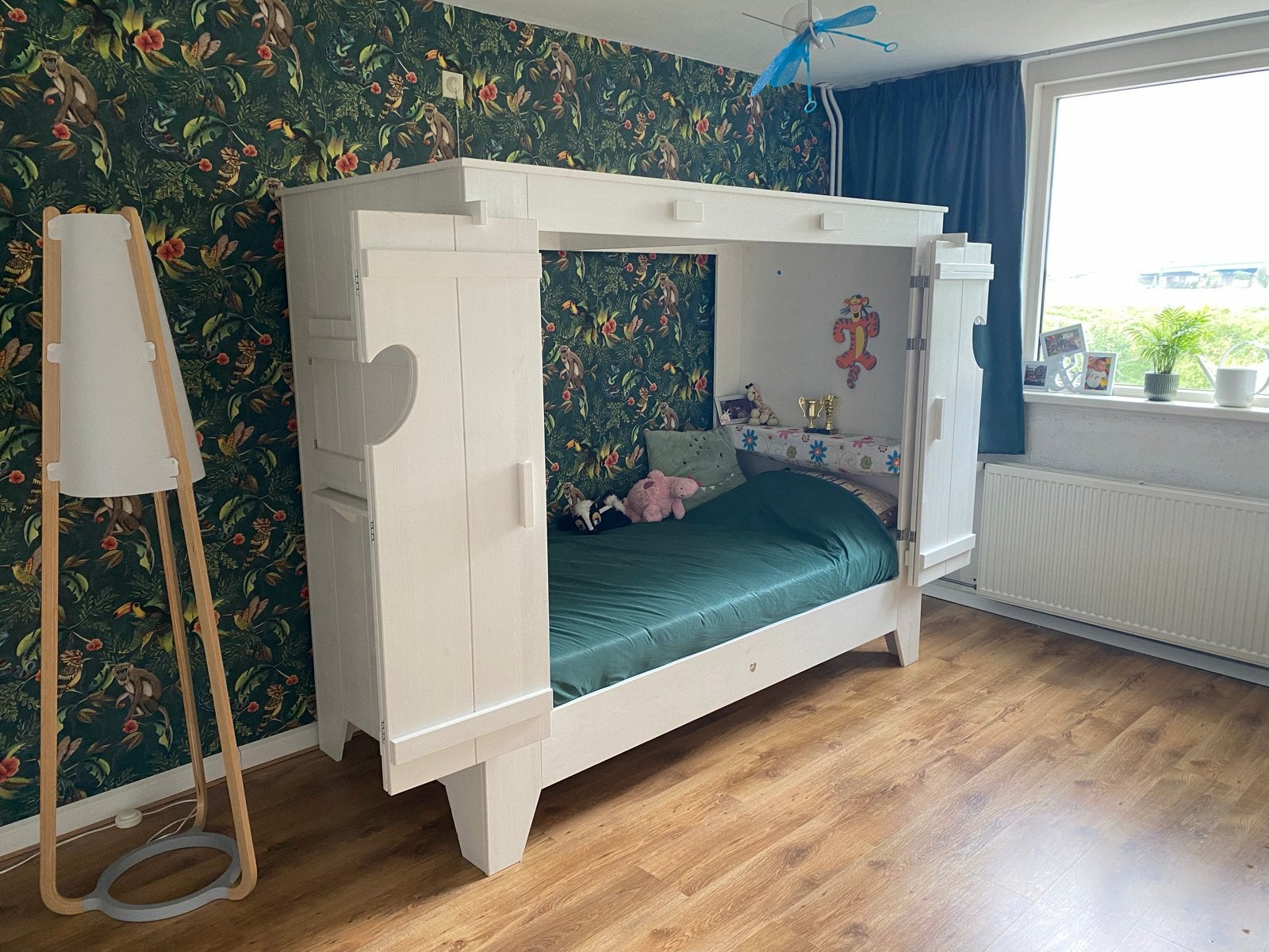 Uniek  bedstee bed van Lief! voor Kinderkamer, Kinderen en Baby's, Kinderkamer | Bedden, Ophalen, 85 tot 100 cm, Zo goed als nieuw
