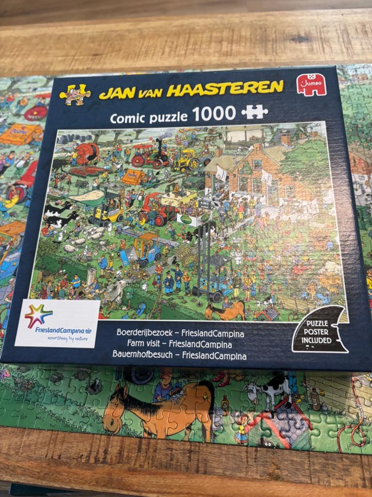 Jan van haasteren legpuzzel, Ophalen, 500 t/m 1500 stukjes, Zo goed als nieuw, Legpuzzel