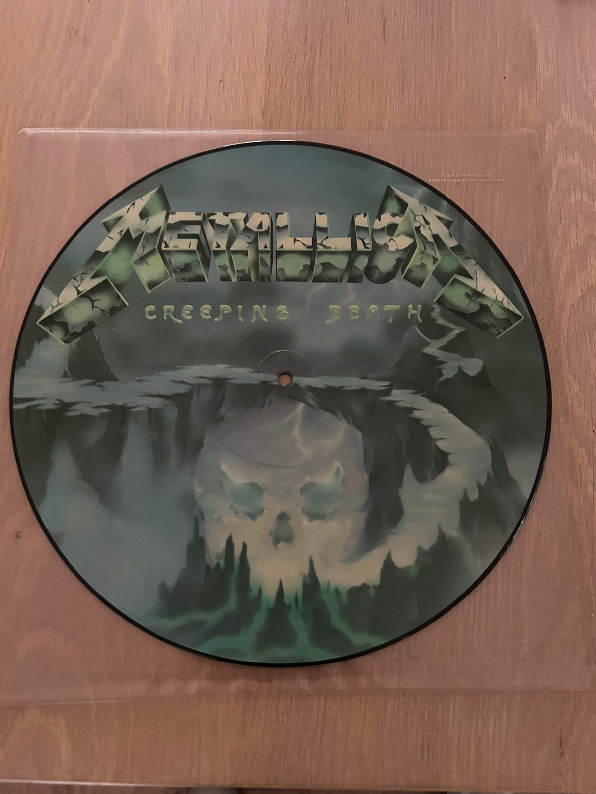 Metallica creeping death 12 inch picture disc, Cd's en Dvd's, Vinyl | Hardrock en Metal, Ophalen of Verzenden, Zo goed als nieuw