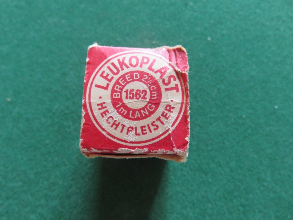 MEDISCH - VINTAGE DOOSJE LEUKOPLAST ca. 1960, Ophalen of Verzenden, Gebruikt, Gebruiksvoorwerp