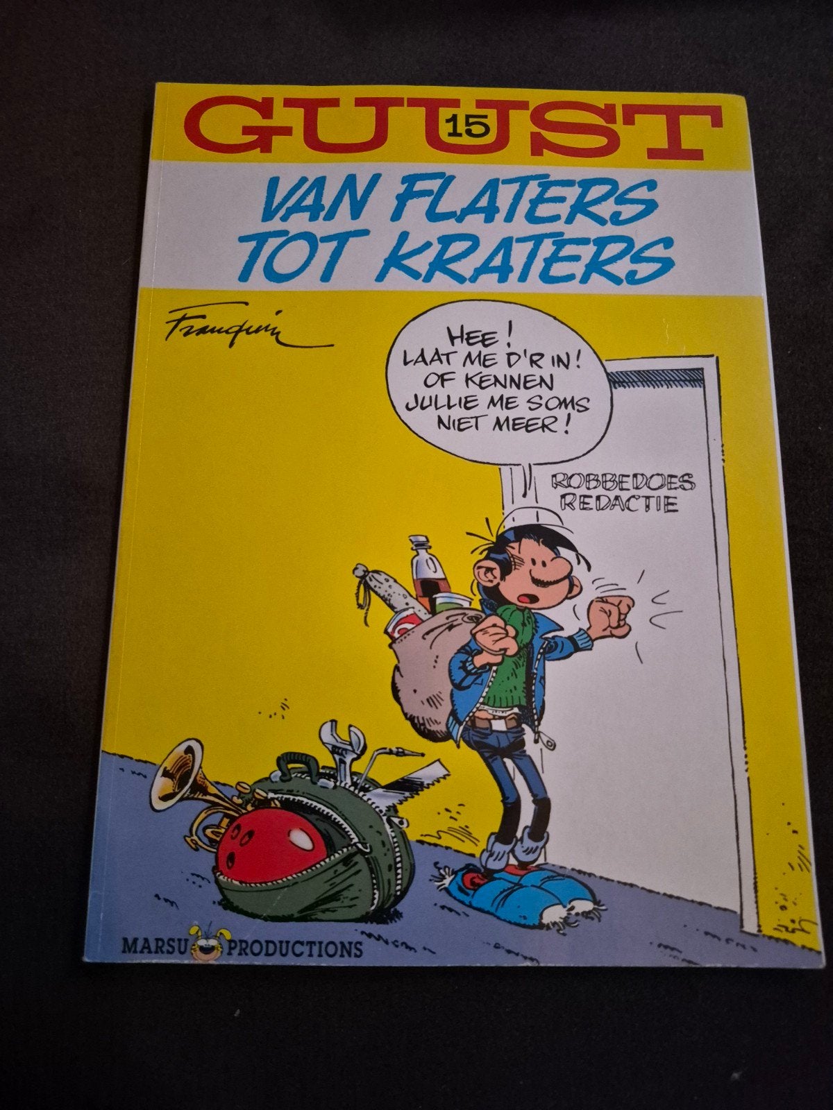 Guust Flater -Van Flaters tot Kraters (nr. 15, 1e druk 1996), Eén stripboek, Ophalen of Verzenden, Nieuw