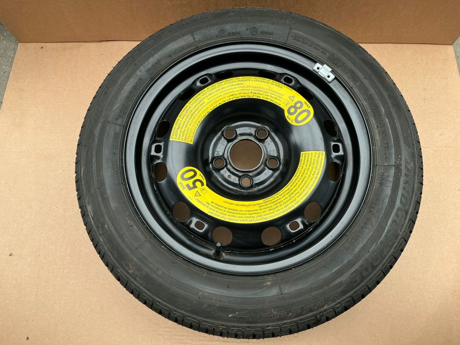 Thuiskomertje reservewiel Fiat, opel nieuw, Auto diversen, Ophalen