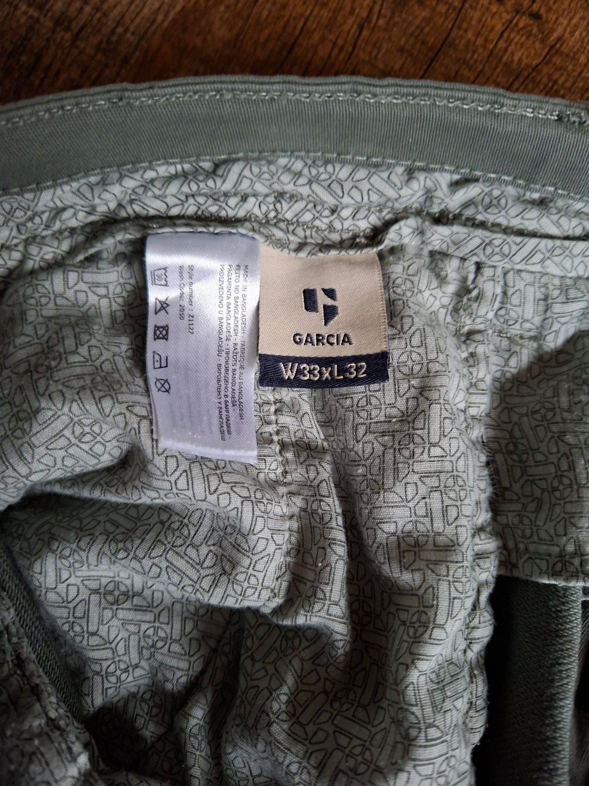 Garcia Cargo Broek - Maat W33XL32 - 2keer gedragen, Garcia, Overige maten, Ophalen of Verzenden, Zo goed als nieuw