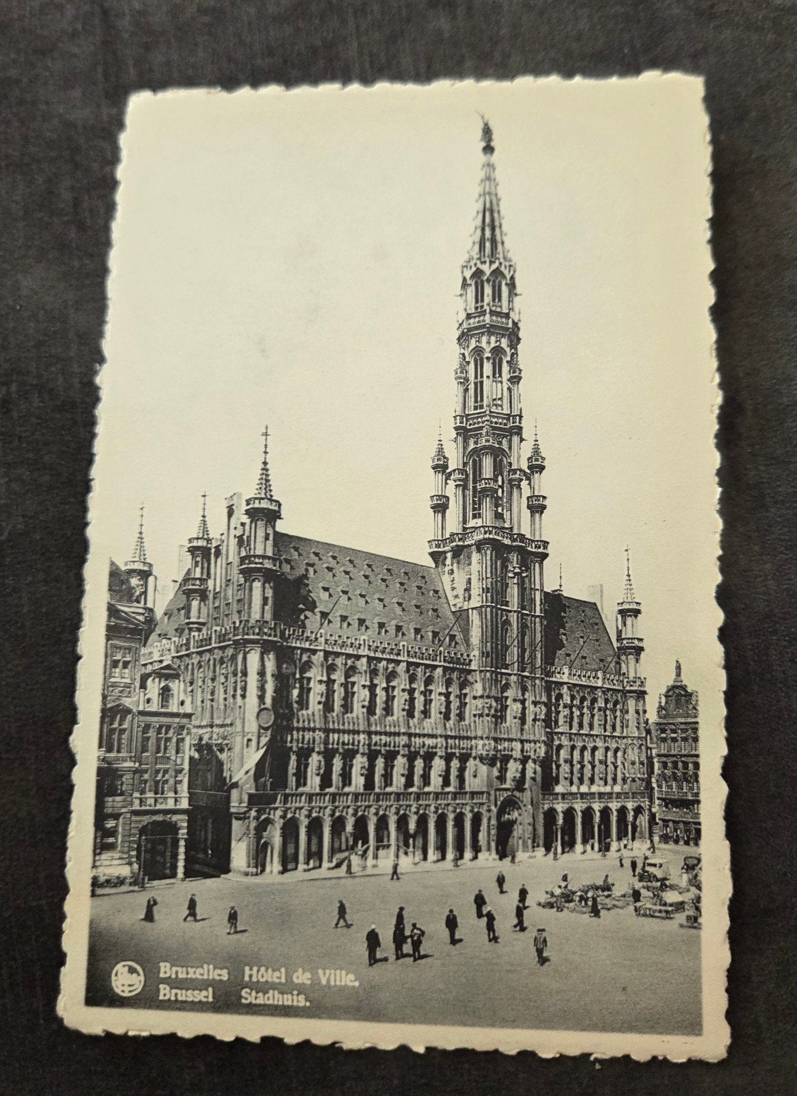 Brussel Stadhuis - Hôtel de Ville, Verzenden, 1920 tot 1940, Ongelopen, Brussel (Gewest)