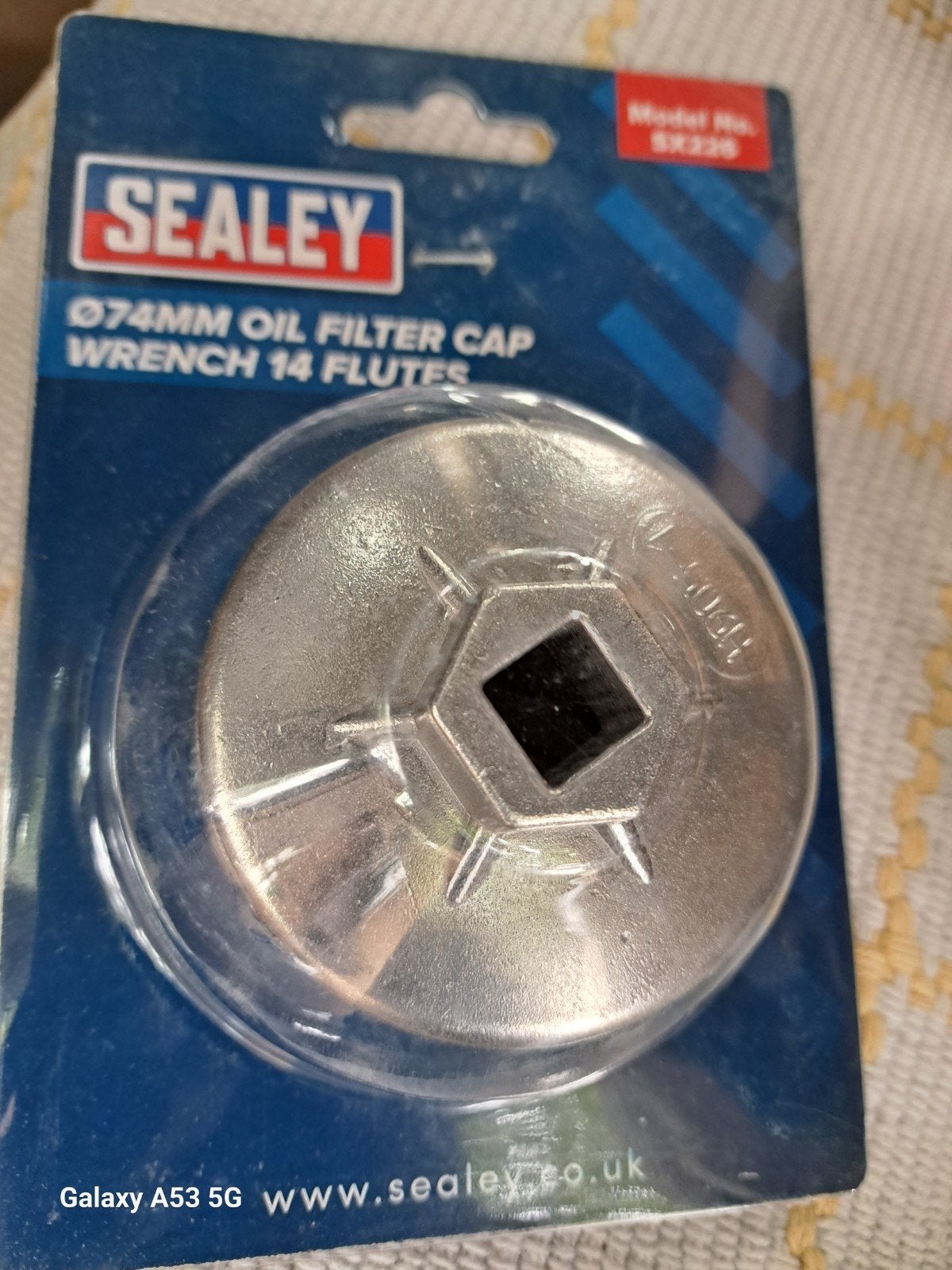 Sealey SX226 Olie filterdop sleutel 74mm 14 fluiten, Auto-onderdelen, Ophalen of Verzenden, Nieuw, BMW