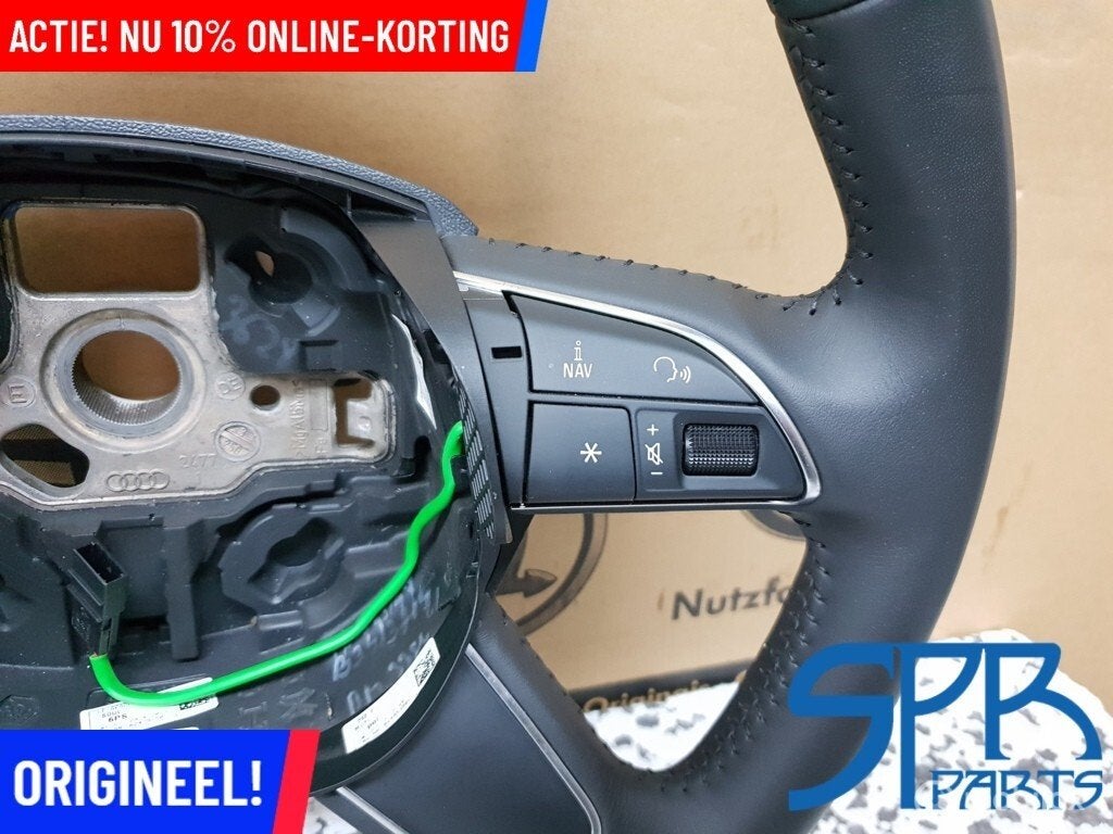 A3 8V 4 SPAAK LEDEREN MULTI Stuurwiel leder 8U0419091B STUUR, Auto-onderdelen, Besturing, Audi, Gebruikt, Audi, Ophalen of Verzenden