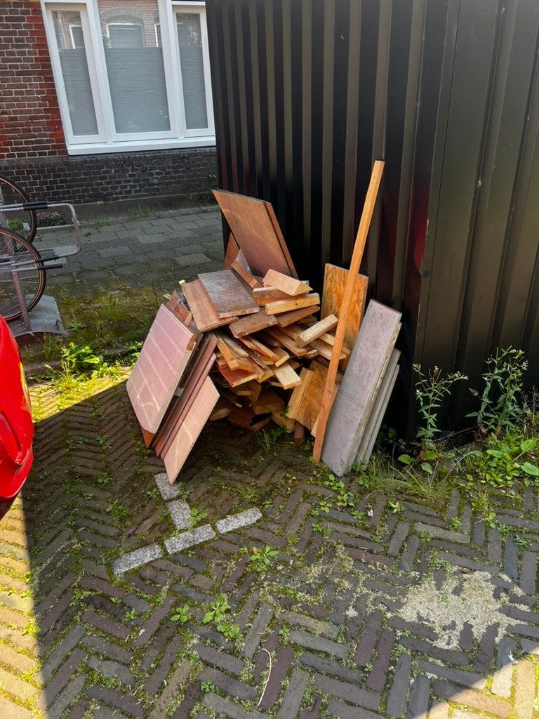 Brandhout, Minder dan 3 m³, Ophalen
