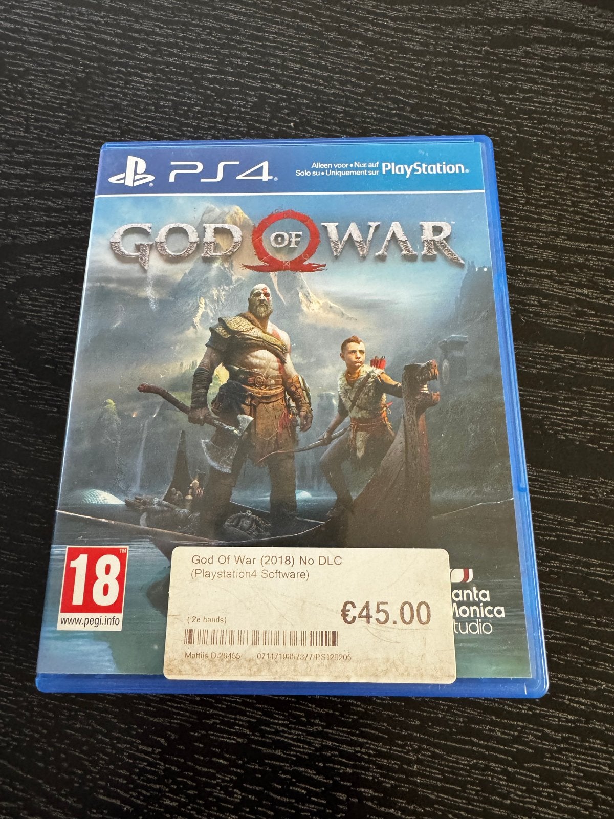 God of War (2018) PS4 - Avontuur en Actie, Avontuur en Actie, Vanaf 18 jaar, 1 speler, Ophalen of Verzenden
