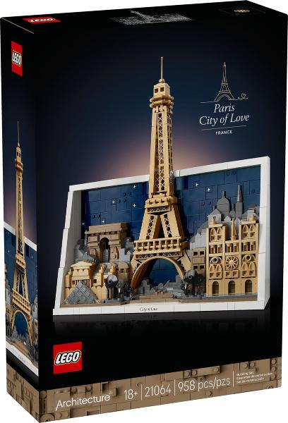 Lego Architecture set 21064 Parijs – Stad van de liefde, Lego, Nieuw, Architecture, Ophalen of Verzenden