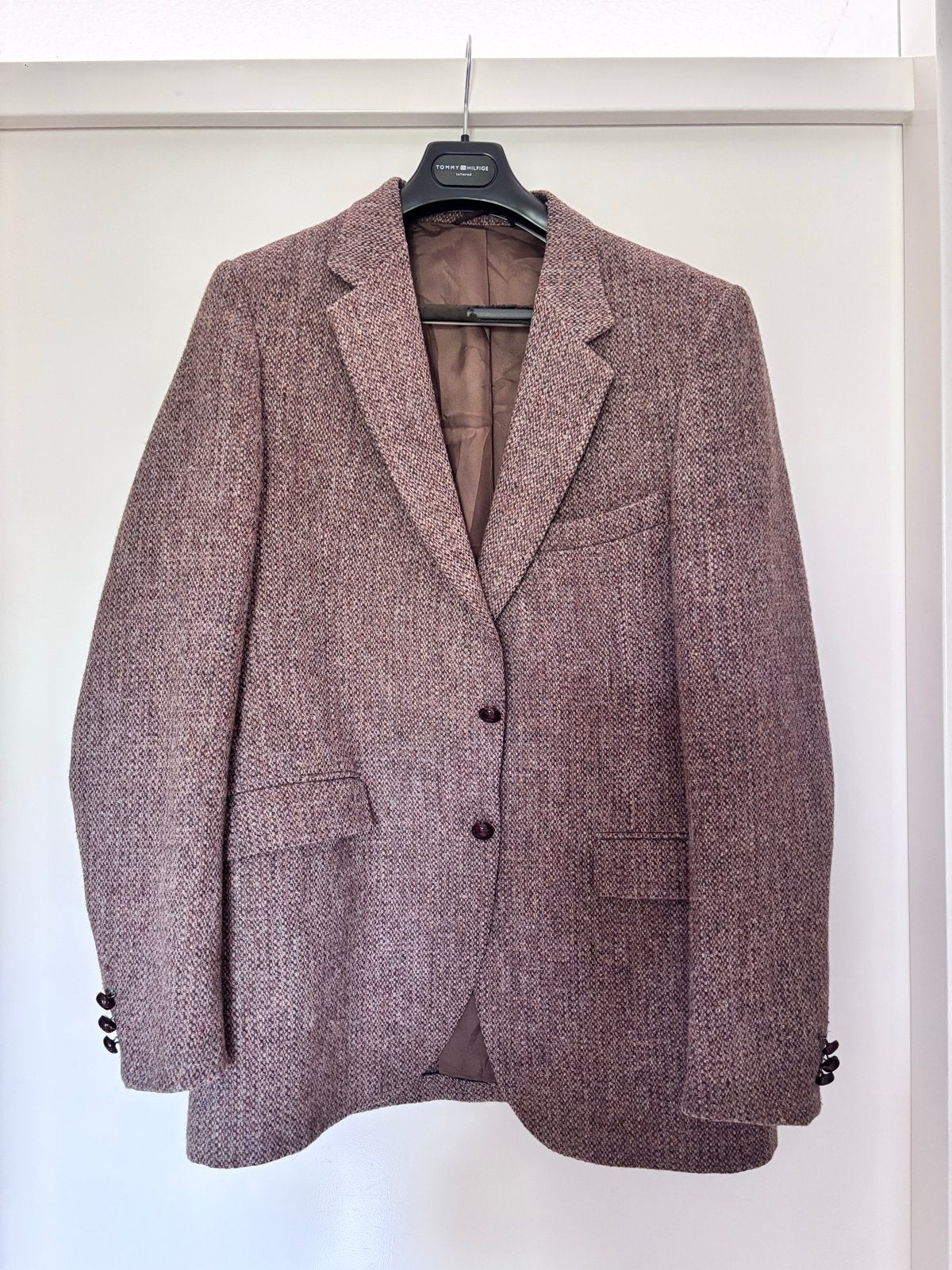 Harris Tweed Jasje - Maat 52 - Prima Staat, Verzenden, Zo goed als nieuw, Maat 52/54 (L), Bruin