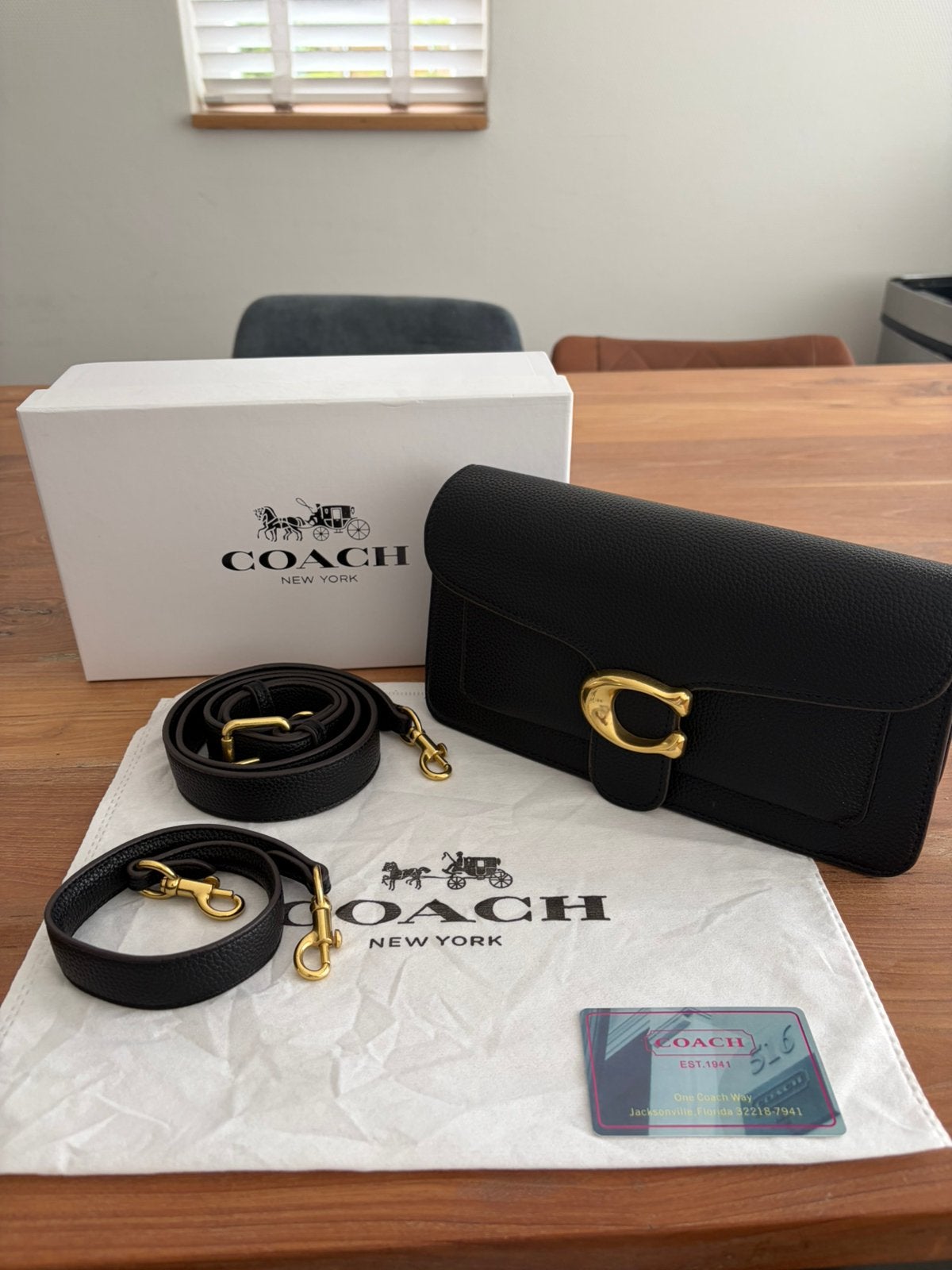 Coach tas, Sieraden, Tassen en Uiterlijk, Tassen | Damestassen, Ophalen of Verzenden, Zo goed als nieuw, Zwart, Handtas