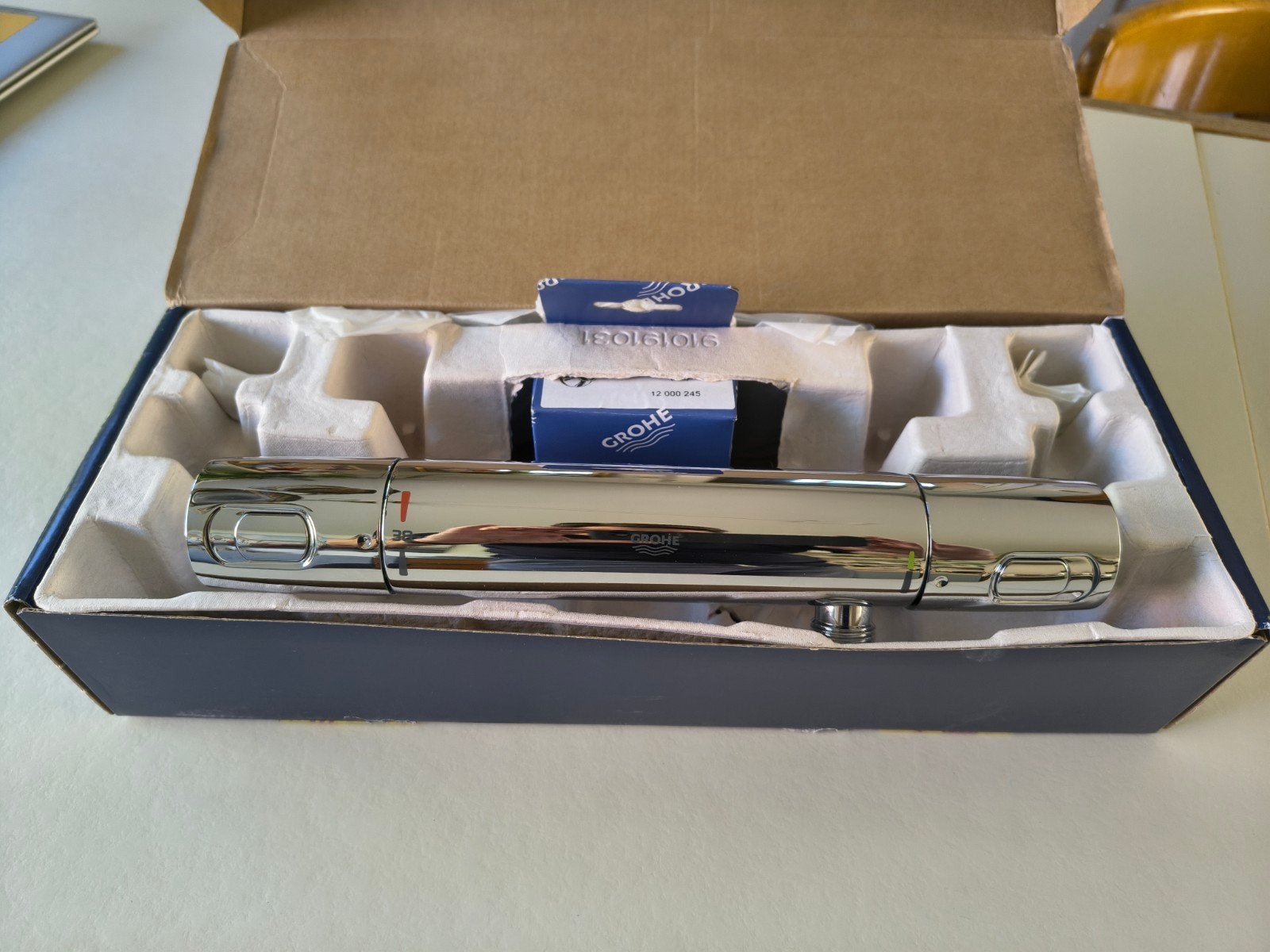 Grohe Precision Trend douchethermostaat chroom 12cm, Ophalen of Verzenden, Nieuw, Chroom, Douche