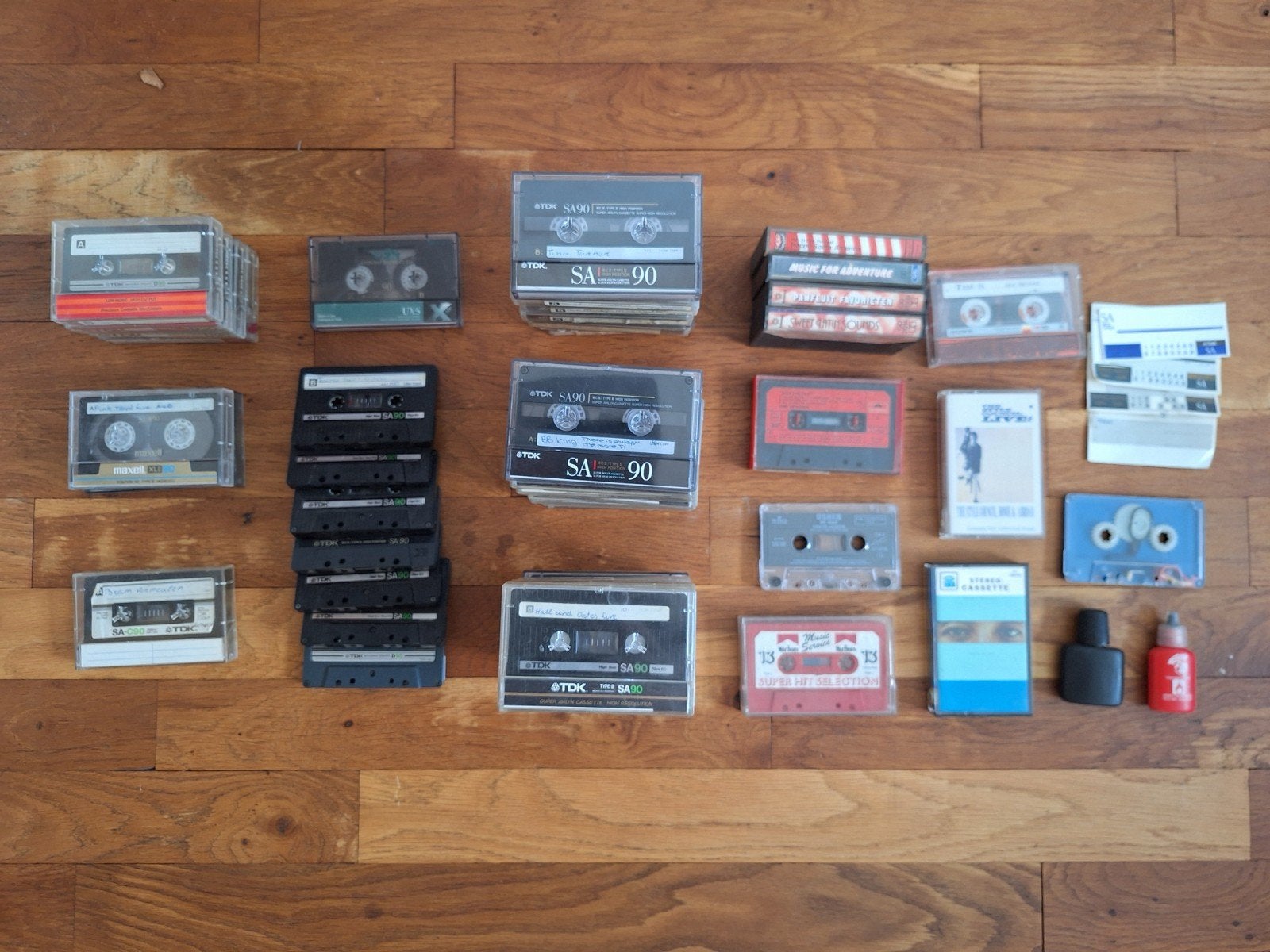 ​Partij Vintage Cassettebandjes - TDK SA-90 type 2 chrome, Cd's en Dvd's, Gebruikt, Overige genres, Ophalen of Verzenden, Voorbespeeld