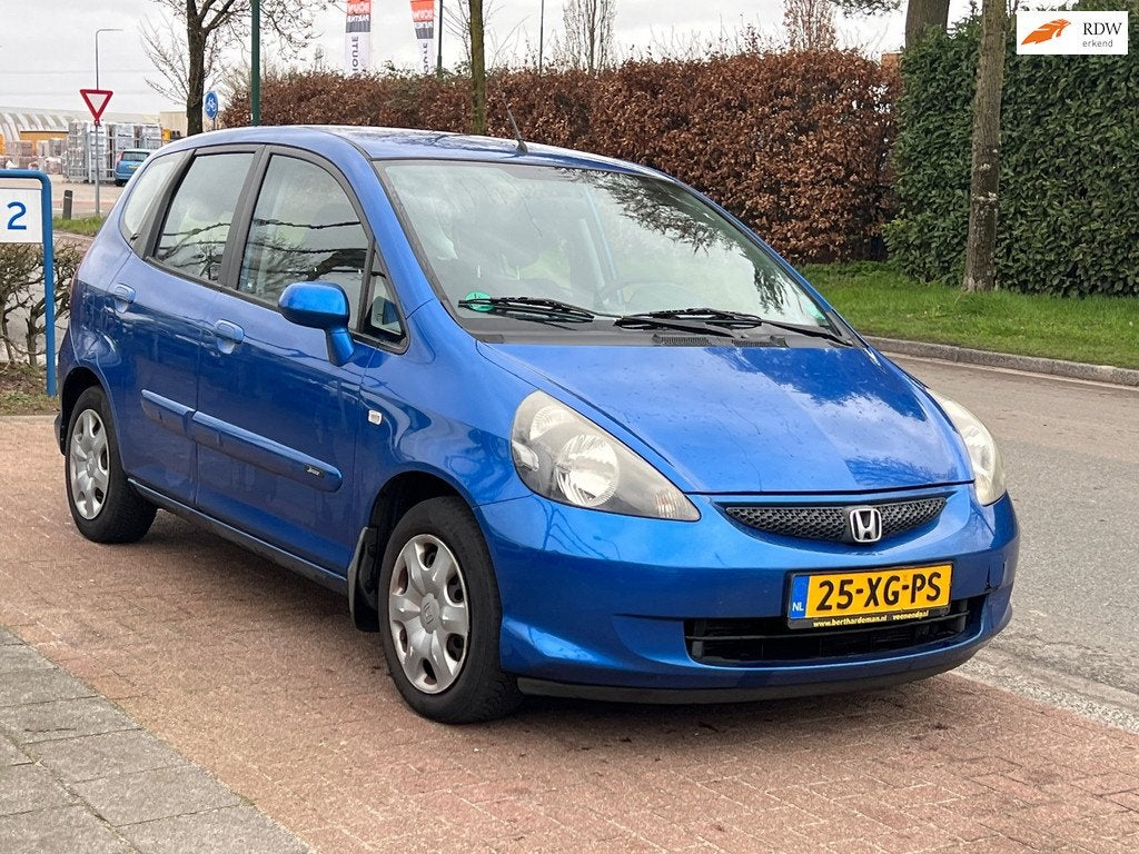Honda Jazz 1.2 Cool *Airco=Koud, Auto's, Voorwielaandrijving, 450 kg, 4 cilinders, Blauw