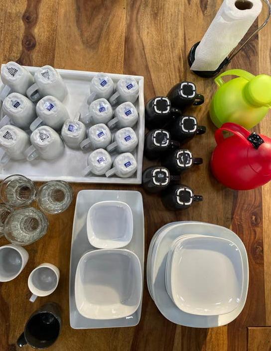 IKEA 365+ Servies Set - Borden, Kommen, Kopjes en Glazen, Ophalen, Gebruikt, Overige stijlen, Porselein