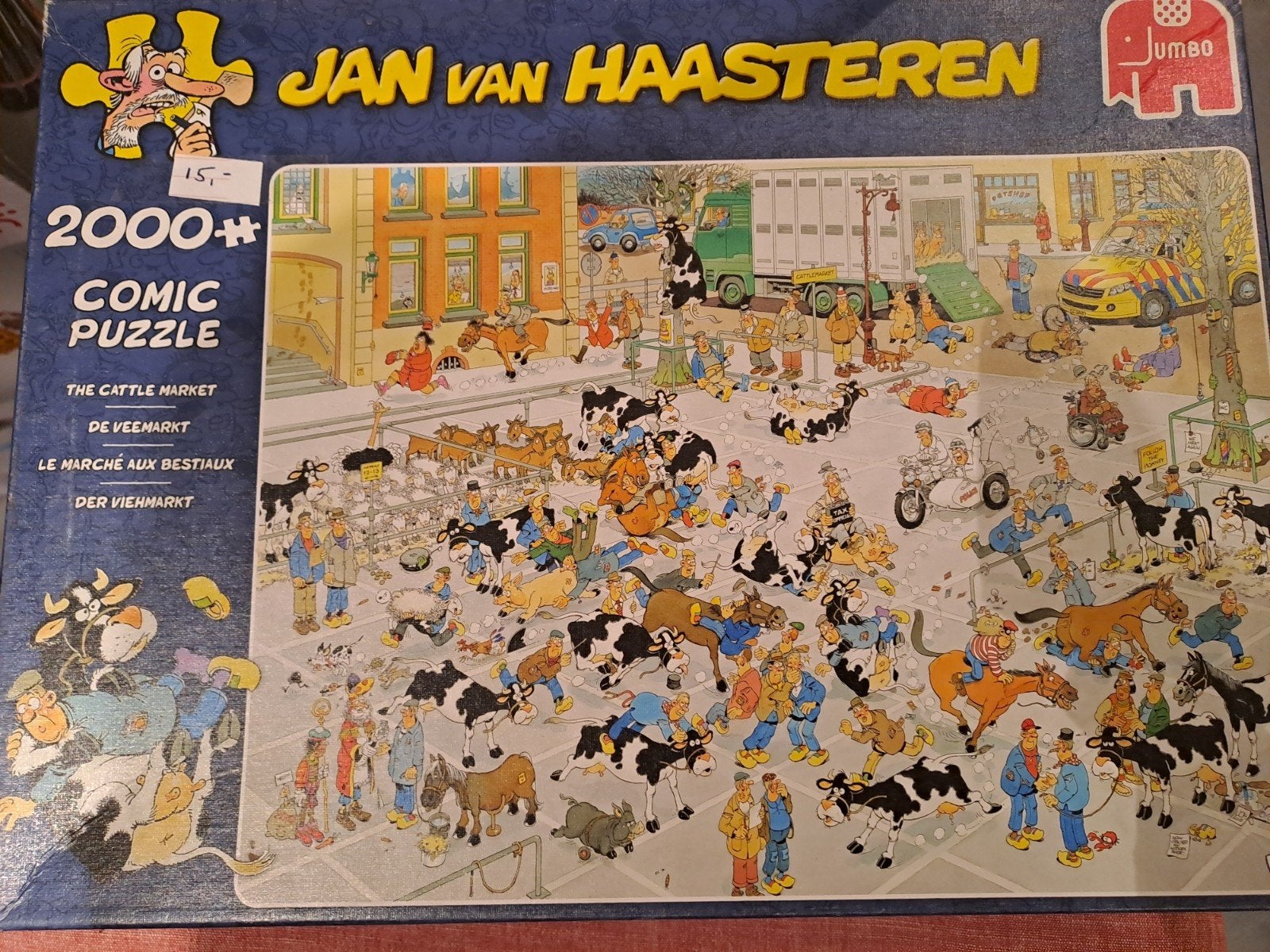 Jan van haasteren 2000 stukjes, Ophalen of Verzenden, Meer dan 1500 stukjes, Gebruikt, Legpuzzel