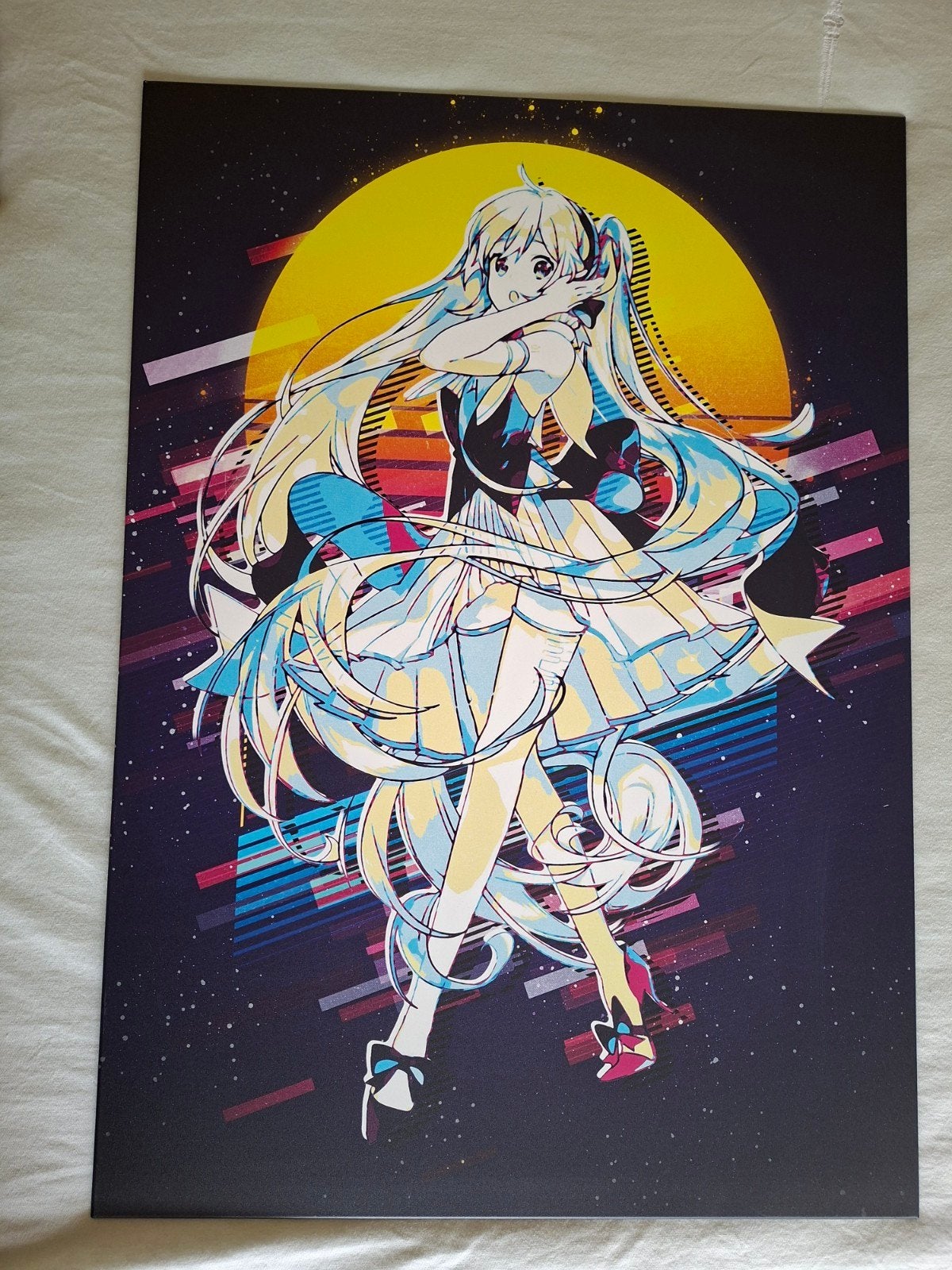 Hatsune Miku Displate - Grote serie (67,5 x 48 cm), Verzamelen, Ophalen, Rechthoekig Staand, Deurposter of groter, Zo goed als nieuw