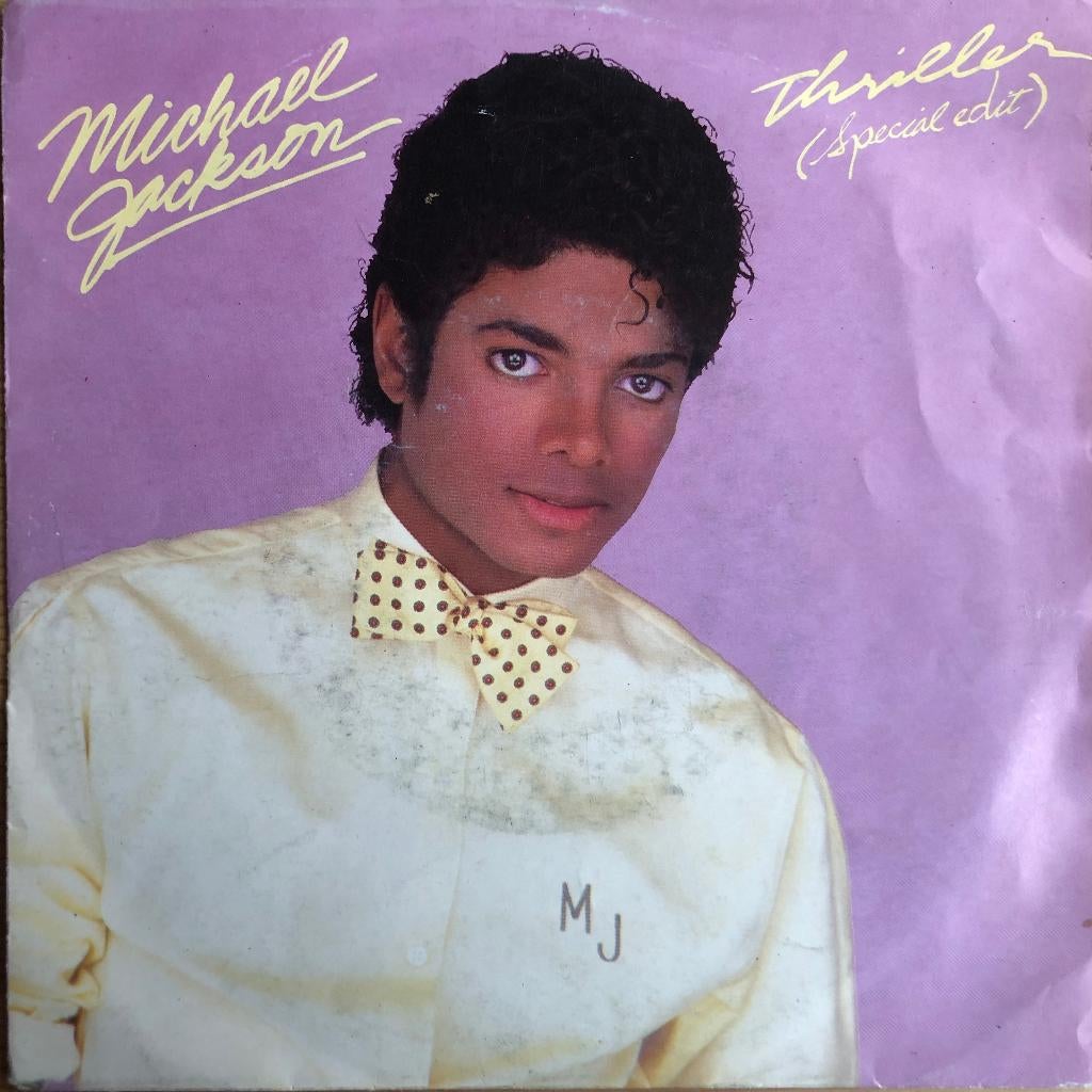 1982       Michael Jackson               Thriller , Cd's en Dvd's, Vinyl Singles, 7 inch, Single, Ophalen of Verzenden, Zo goed als nieuw