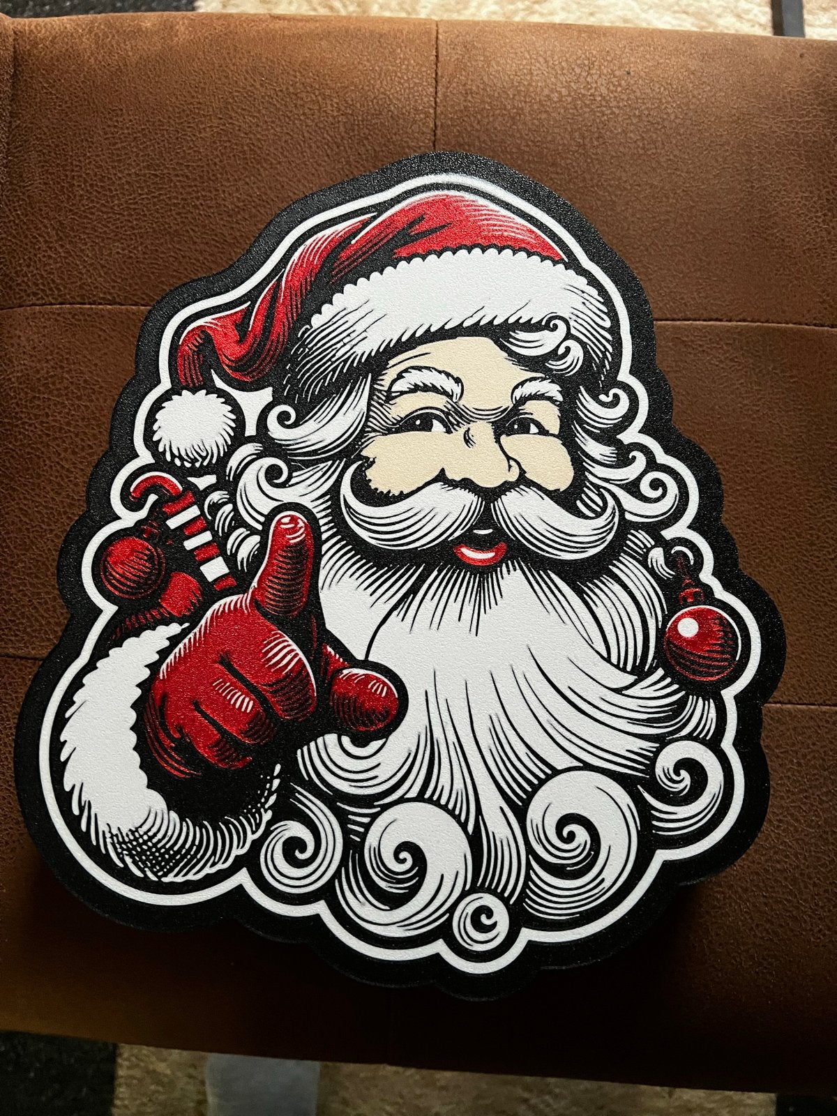 Kerstman Santa lightbox, Ophalen of Verzenden