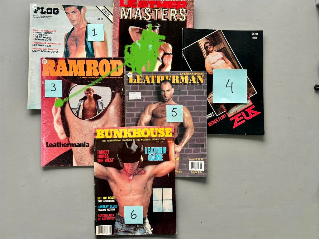 Gay leather boekjes, Verzenden, Gelezen