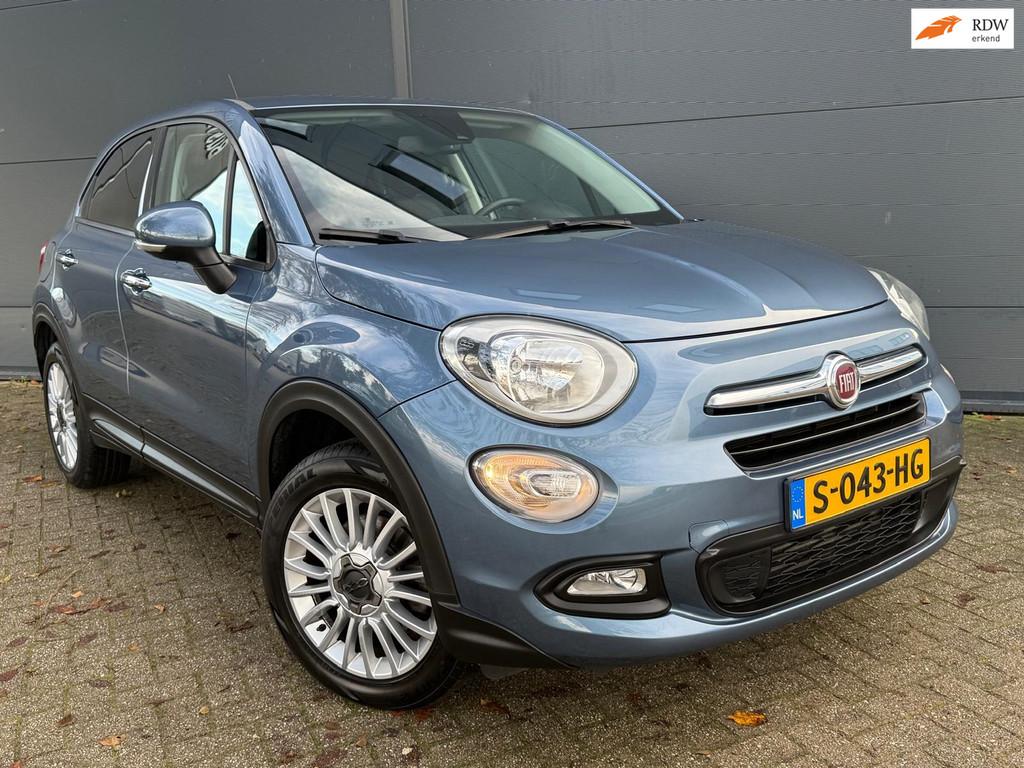 Fiat 500 X 1.4 Turbo/AUTOMAAT/NAVI/airco/cruise/stoelverwarm, 4 cilinders, Blauw, 500X, Nieuw