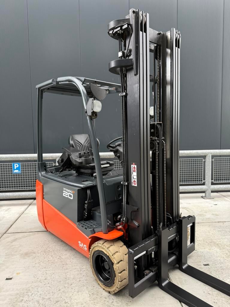 TOYOTA 8FBE20T 2000KG TRIPLEX 5,50M BJ.2019 8000UUR + SHIFT, Zakelijke goederen, Machines en Bouw | Heftrucks en Intern transport