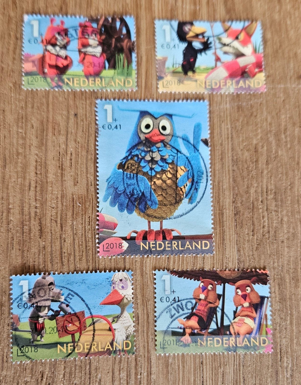 2018 NL kinderpostzegels- Fabeltjeskrant, Ophalen of Verzenden, Na 1940, Gestempeld
