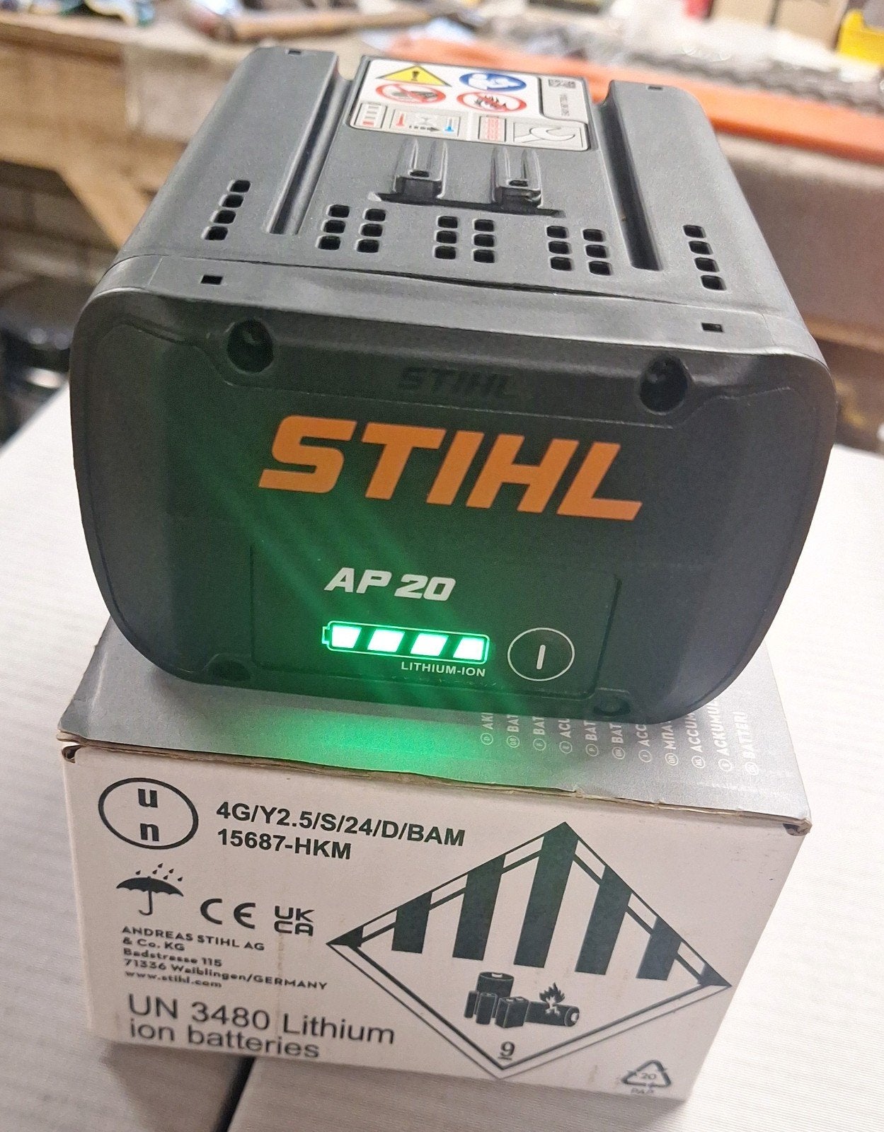 Stihl AP 20 Accu - Nieuw in doos! (inclusief garantie!), Ophalen of Verzenden, Nieuw, Overige soorten, Stihl