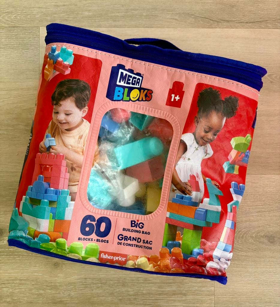 Megabloks 60 stuks 1+ jaar, Ophalen of Verzenden, Zo goed als nieuw, Jongen of Meisje