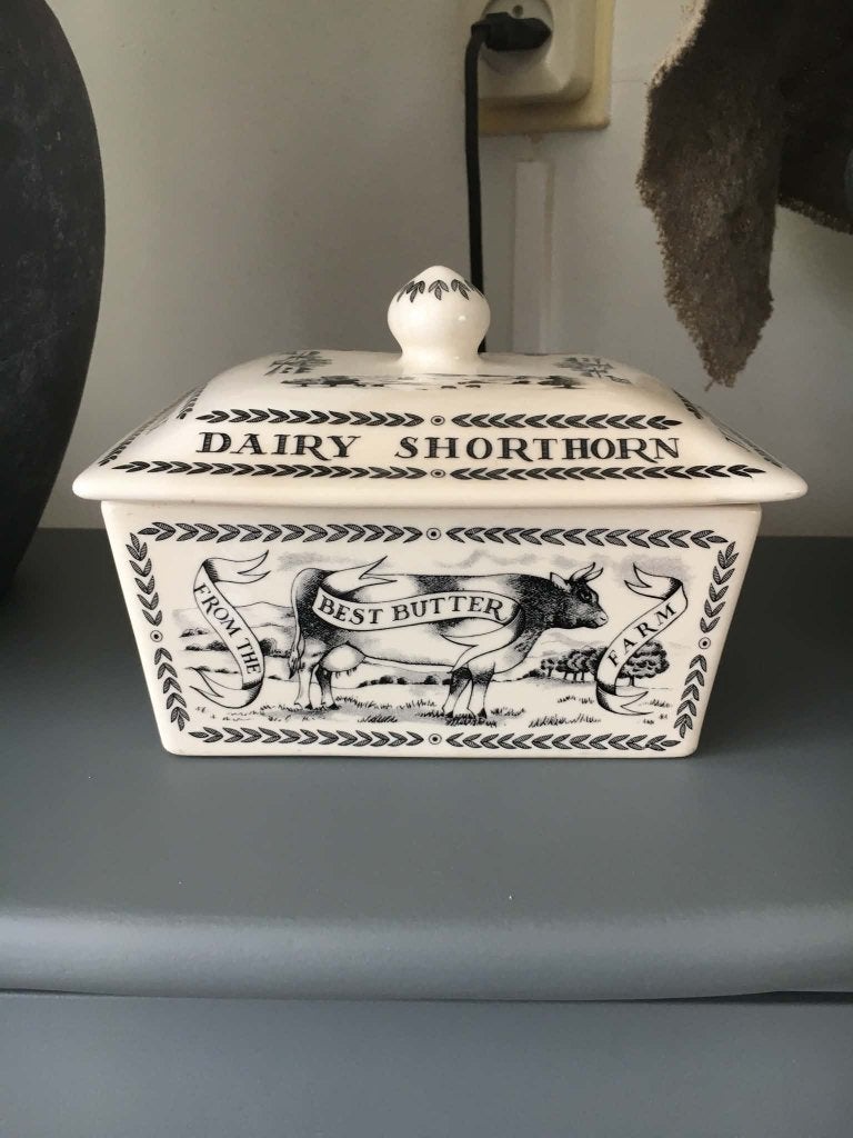 Emma Bridgewater botervloot Dairy range, Ophalen, Gebruikt, Overige typen, Overige stijlen