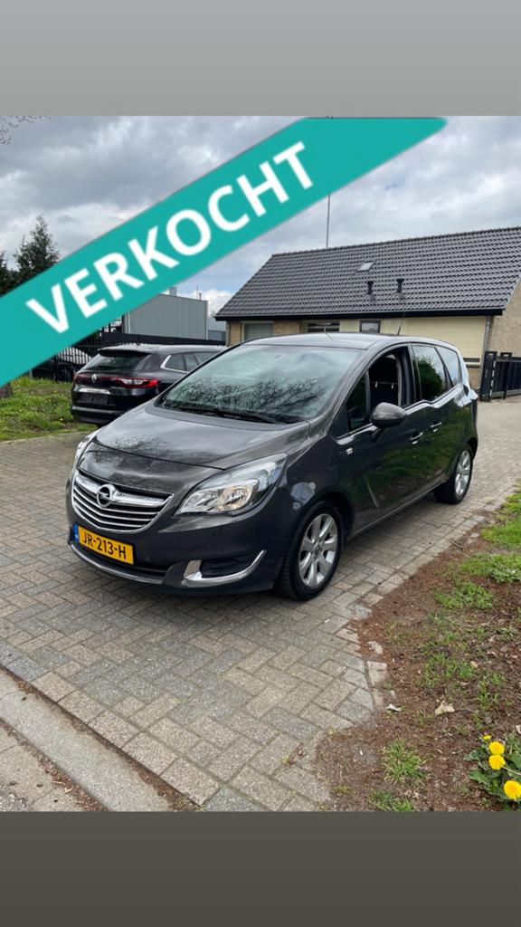 Opel Meriva 1.4 Turbo Ecotec 103KW 2015 Grijs | NW KETTING, Voorwielaandrijving, 680 kg, 4 cilinders, Leder en Stof