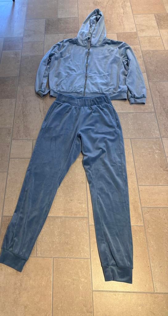 Hunkemöller huispak, Maat 38/40 (M), Mi, Blauw, Zo goed als nieuw