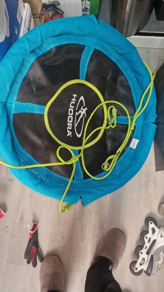 Hudora nestschommel met tent, Ophalen of Verzenden, Zo goed als nieuw