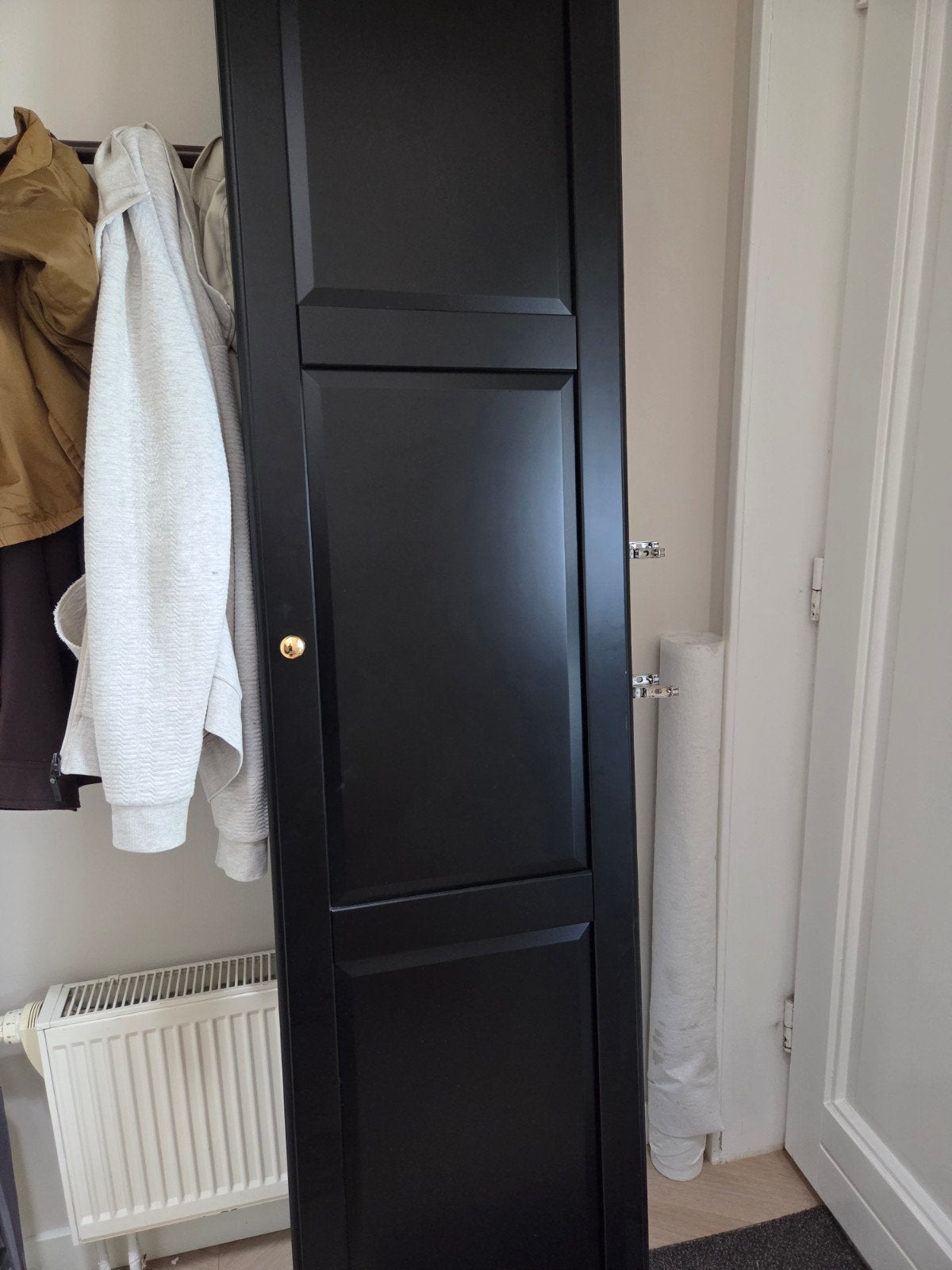 PAX deuren zwart/bruin, Huis en Inrichting, Kasten | Kledingkasten, Ophalen, Minder dan 50 cm, Gebruikt, 200 cm of meer