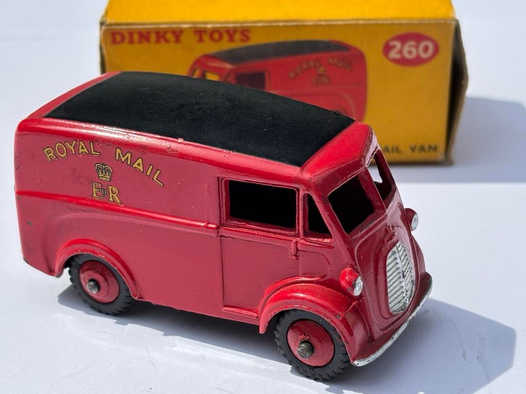 Dinky Toys 260 ROYAL MAIL VAN MORRIS J TYPE + box (TOPPER!), Hobby en Vrije tijd, Modelauto's | 1:43, Ophalen of Verzenden, Zo goed als nieuw