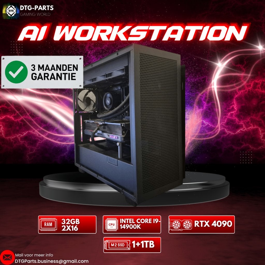 AI Workstation // RTX 4090 & i9-14900K, Ophalen, 7604 HM, 32 GB, DTGParts.Business@gmail.com