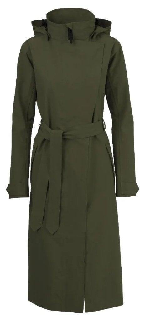 Lange regenjas Agu Urban outdoor long - Army Green, Maat 38/40 (M), Agu, Ophalen of Verzenden, Zo goed als nieuw