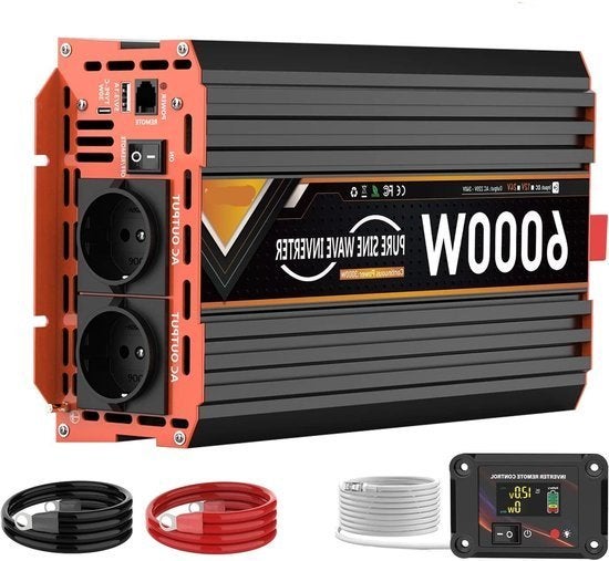 Zuivere Sinusomvormer – 6000W Omvormer, Corvance B.V., Verzenden, Nieuw, Corvancebol@gmail.com