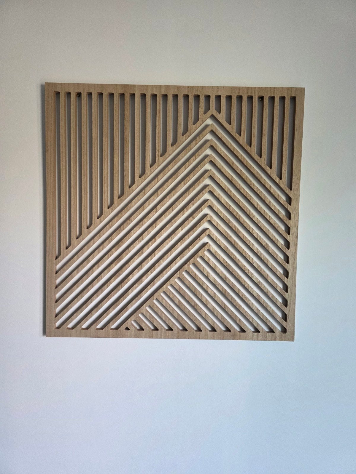 Moderne houten wanddecoratie - Abstract design, Ophalen, Wanddecoratie, Beige, Modern