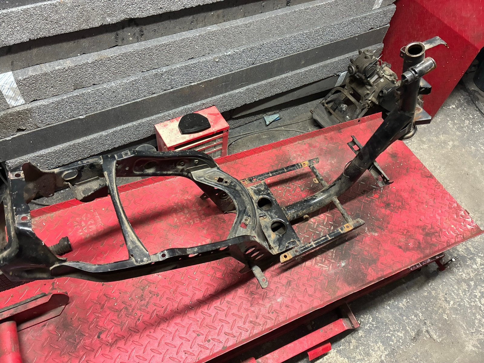 Zip snor frame zonder nummers, Ophalen of Verzenden, Gebruikt, Frame, Piaggio