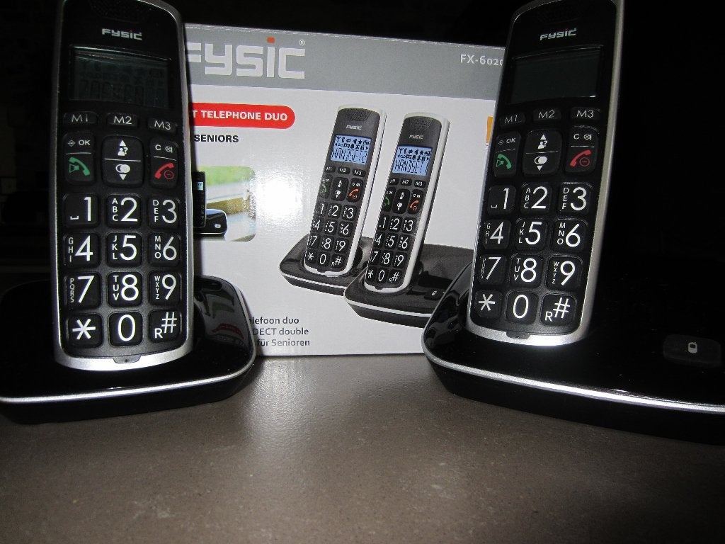 Fysic FX6020 Senioren Dect telefoon, Verzenden, Zo goed als nieuw, 2 handsets