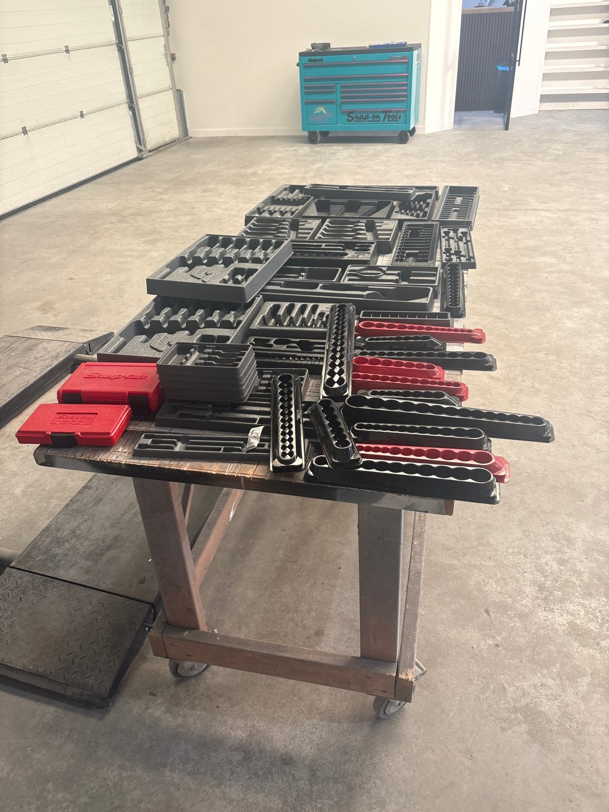 Snap-on inlay bakjes en magneet doppenhouders, Ophalen of Verzenden, Gebruikt