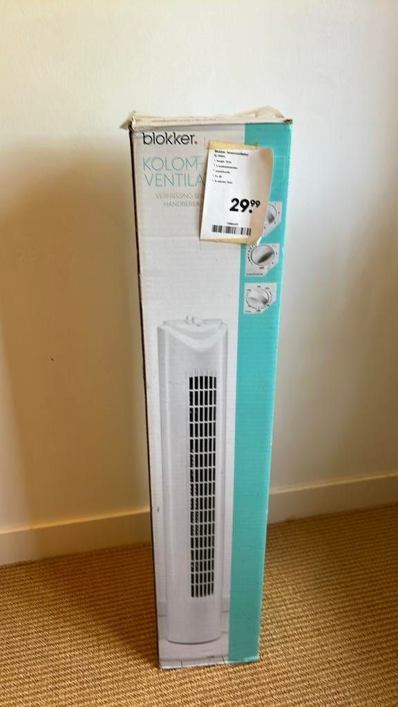 Blokker Kolomventilator 75 cm, Ophalen of Verzenden, Zo goed als nieuw, Torenventilator