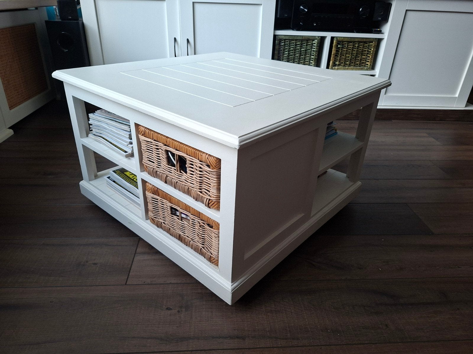 Riviera Maison verrijdbare salontafel, Ophalen, 50 tot 100 cm, 50 tot 100 cm, Zo goed als nieuw