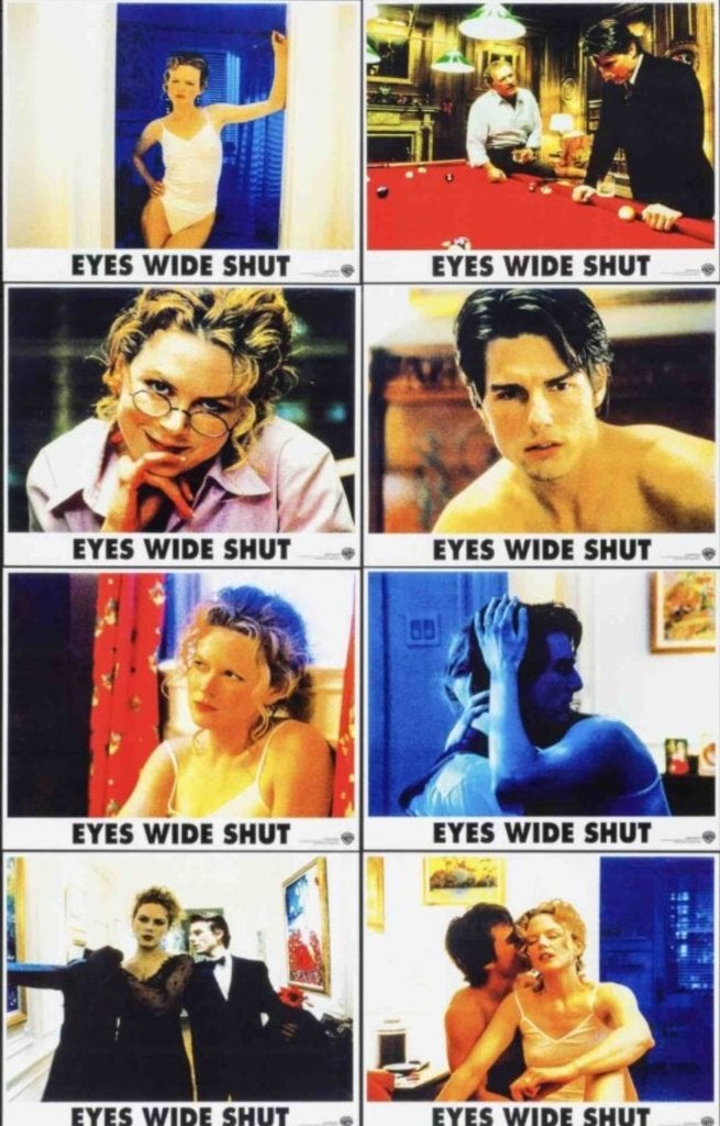 Eyes wide shut lobby cards, Verzamelen, Ophalen, Zo goed als nieuw, Film en Tv