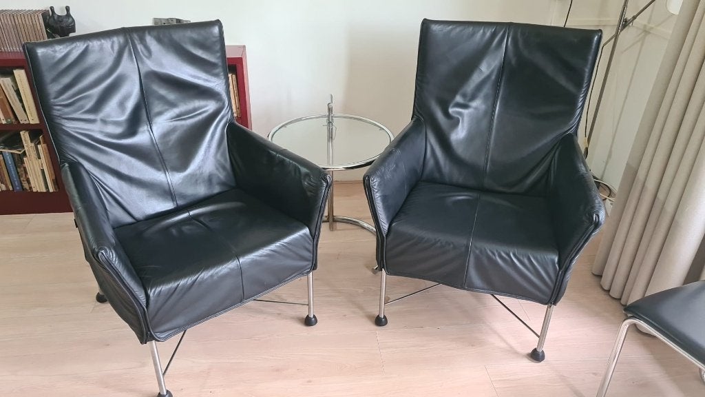 Stoelen Montis Charly, Huis en Inrichting, Ophalen, Gebruikt, Twee, Zwart