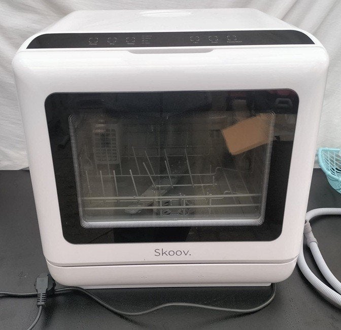 Skoov ecowasher mini vaatwasser met waterreservoir, Witgoed en Apparatuur, Vaatwasmachines, Ophalen, Zo goed als nieuw, Vrijstaand