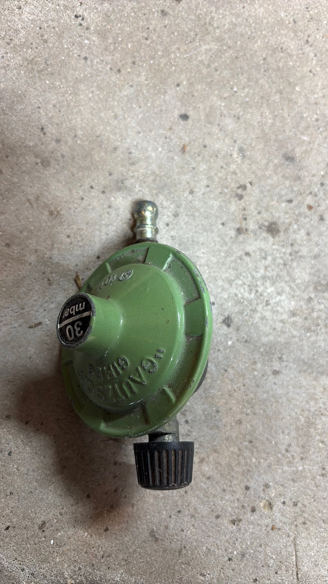 Gasfles ontspanner, Caravans en Kamperen, Ophalen of Verzenden, Zo goed als nieuw