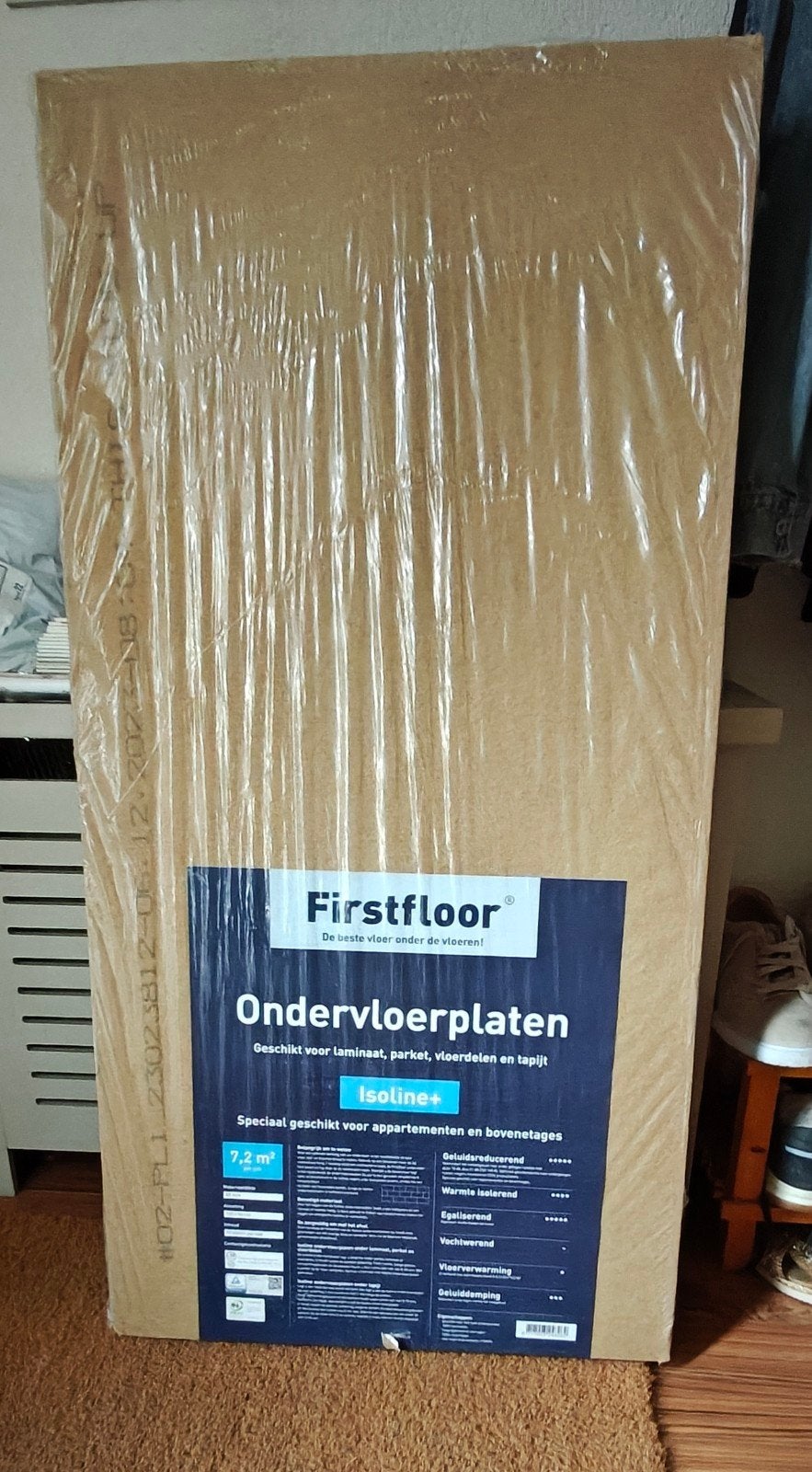 NIEUW! - 3,5 pakken Firstfloor Isoline+ ondervloerplaten, Ophalen, Nieuw, 10 tot 25 m², Overige typen